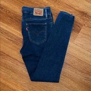 Levi's Men's Dark Blue Skinny Jeans